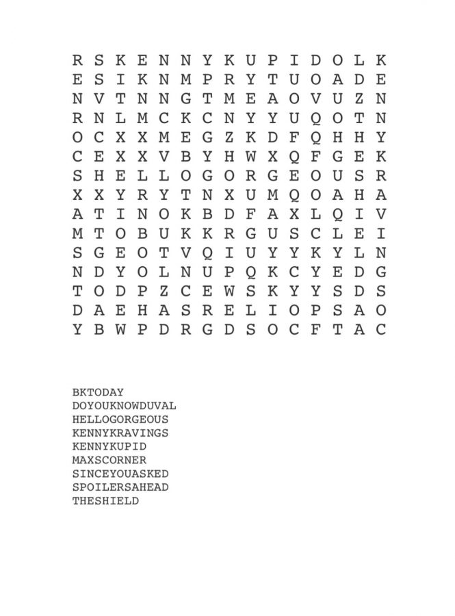 The Shield Crossword Puzzle