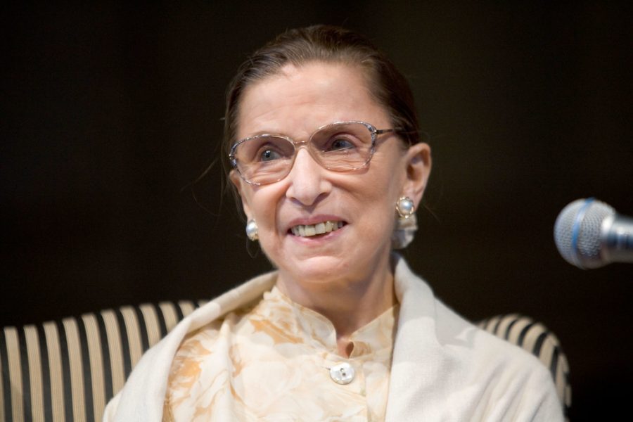 Associate Supreme Court Justice Ruth Bader Ginsburg visits Wake Forest University.
