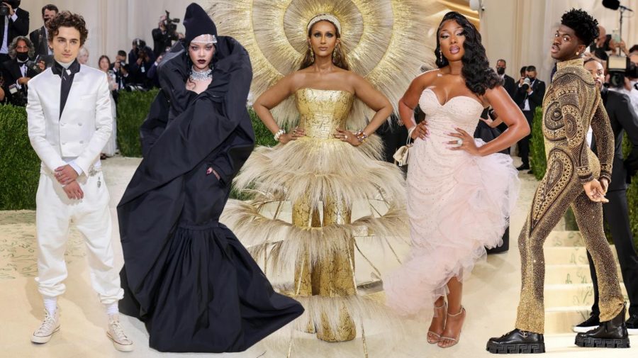 Timothée Chalamet, Rihanna, Iman Abdulmajid, Megan Thee Stallion and Lil Nas X’s red carpet looks.