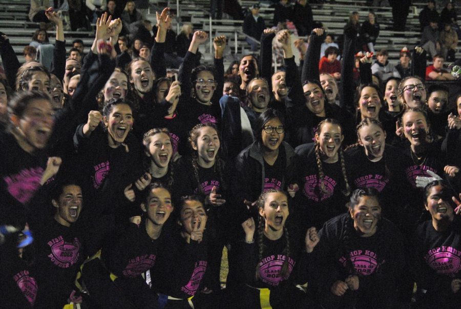 Senior Women cheering for a photo