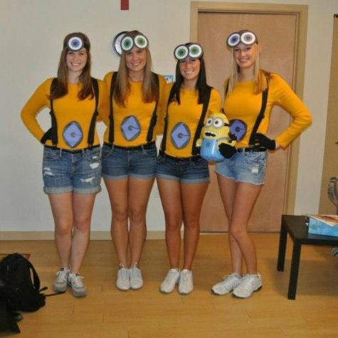 Four friends could become Minions from Minions: The Rise of Gru. (Photo courtesy of Pinterest)