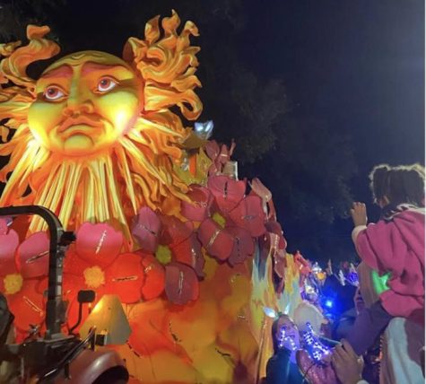 The Krewe of Hermes rolled on Friday evening. 
