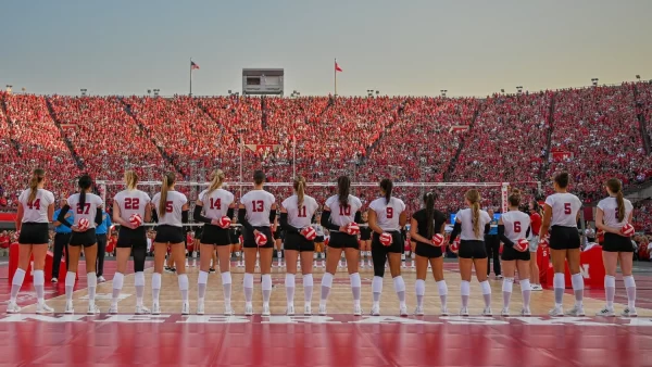 The Nebraska Women’s Volleyball Team hosts the largest women’s sporting event in history. 