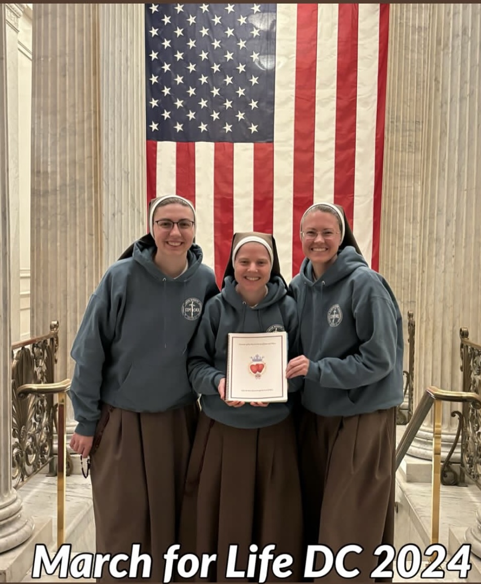 The sisters show their excitement for their upcoming March for 
Life trip.