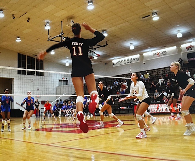 Kenny Volleyball Spikes Down Rivalry