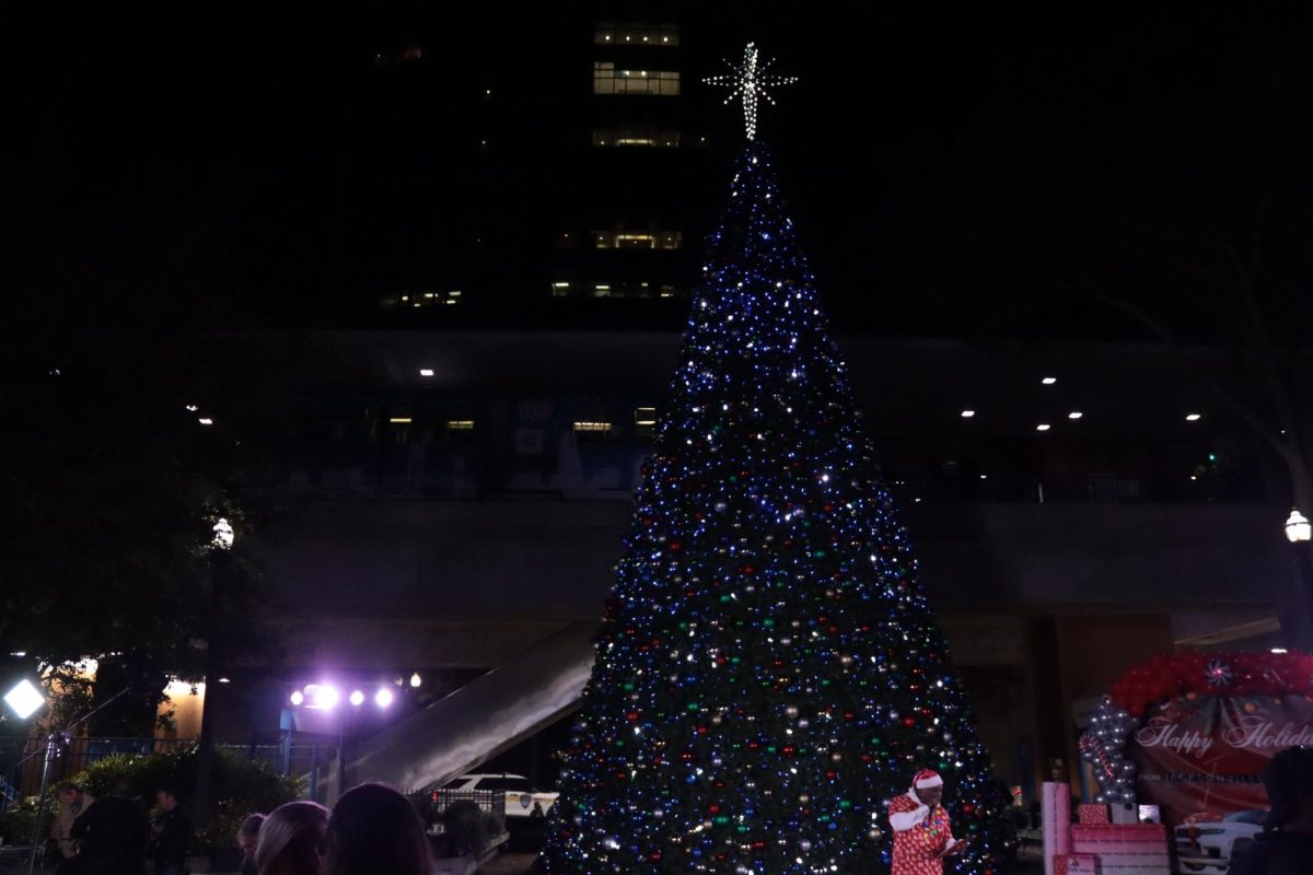 Christmas tree lighting ceremony