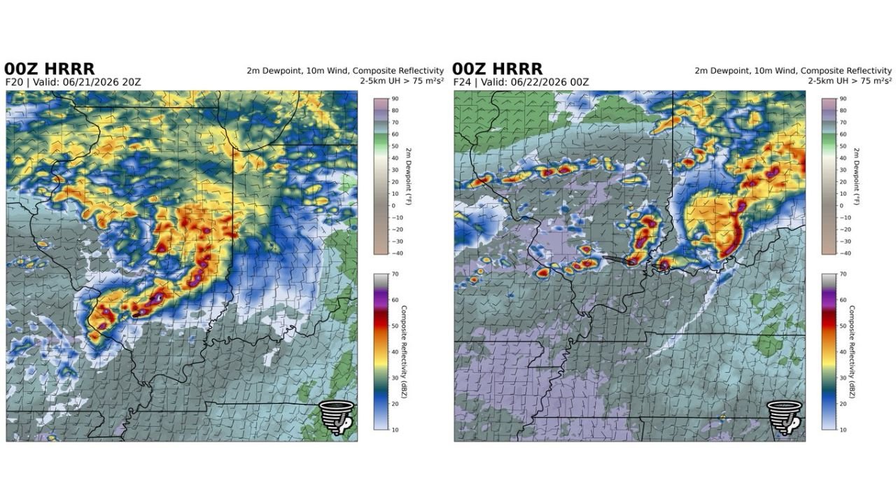 Two Separate Rounds of Tornado Potential Expected Tomorrow Across Southern Illinois as Forecasters Warn of an Impactful Severe Weather Holiday